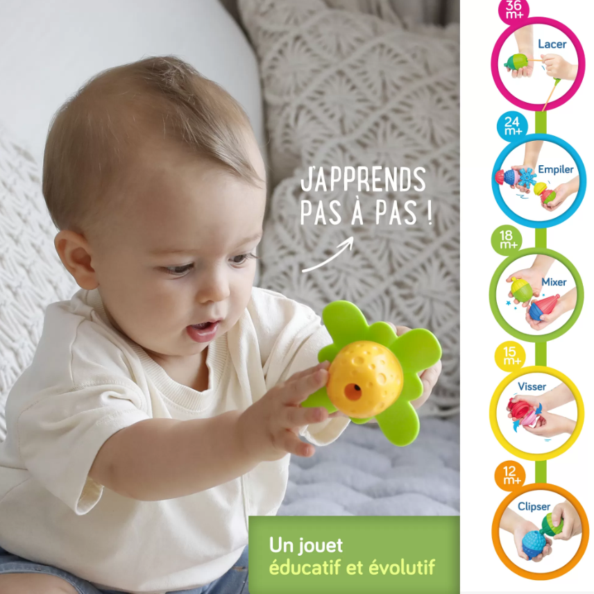 Lalaboom ritszak met motor kralen en accessoires – 28 stuks