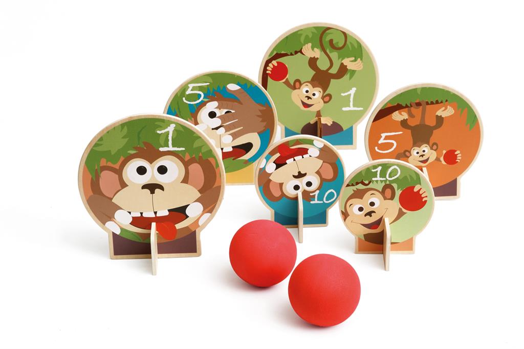 Scratch active play - Ball game monkeys