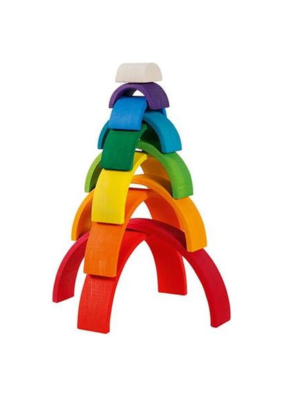Houten speelgoed regenboog