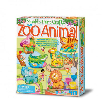 Mould and paint - zoo animals (25% korting)