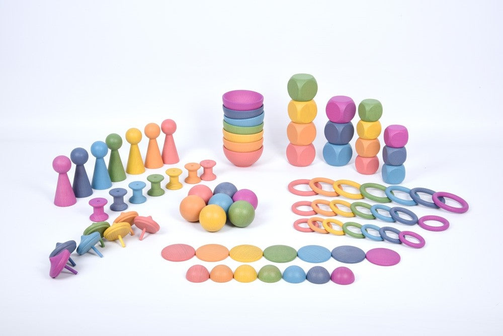 Rainbow wooden super set (84 stuks)